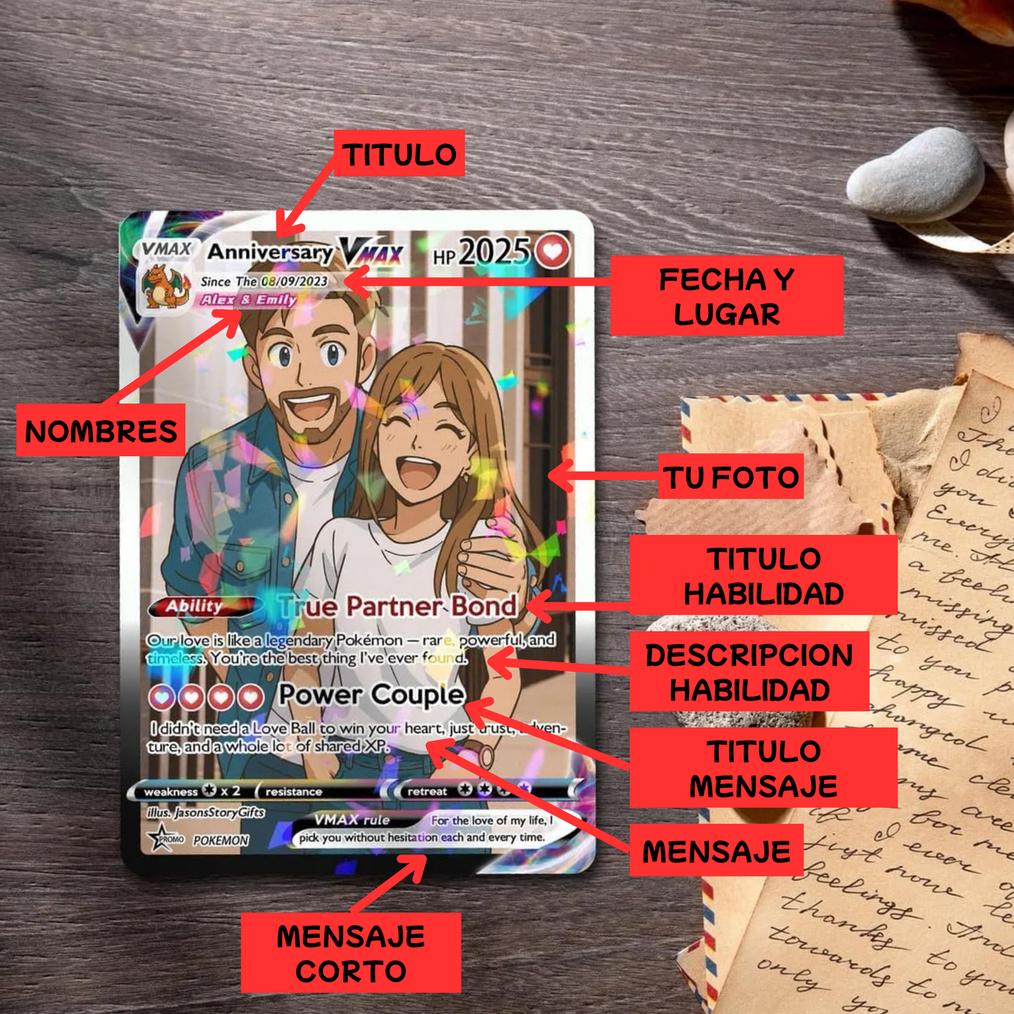MyPokard Carta Personalizable